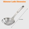 Skimmer Ladle Skimmer Spoon 304 Stainless Steel Skimmer 14.5 ln