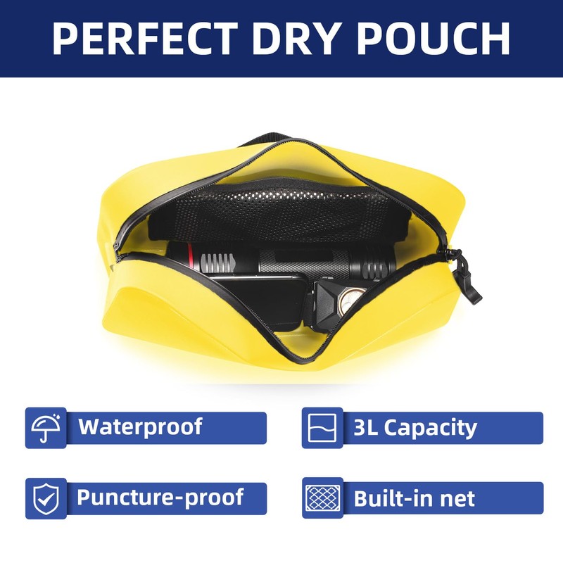 THURSO SURF Waterproof Fanny Pack Dry Bag Floating Adjustable Waist