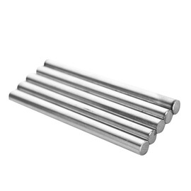Eowpower 5 Pieces Linear Motion Shaft 8 X 100 mm Round Hardened Lathe Bar Rod