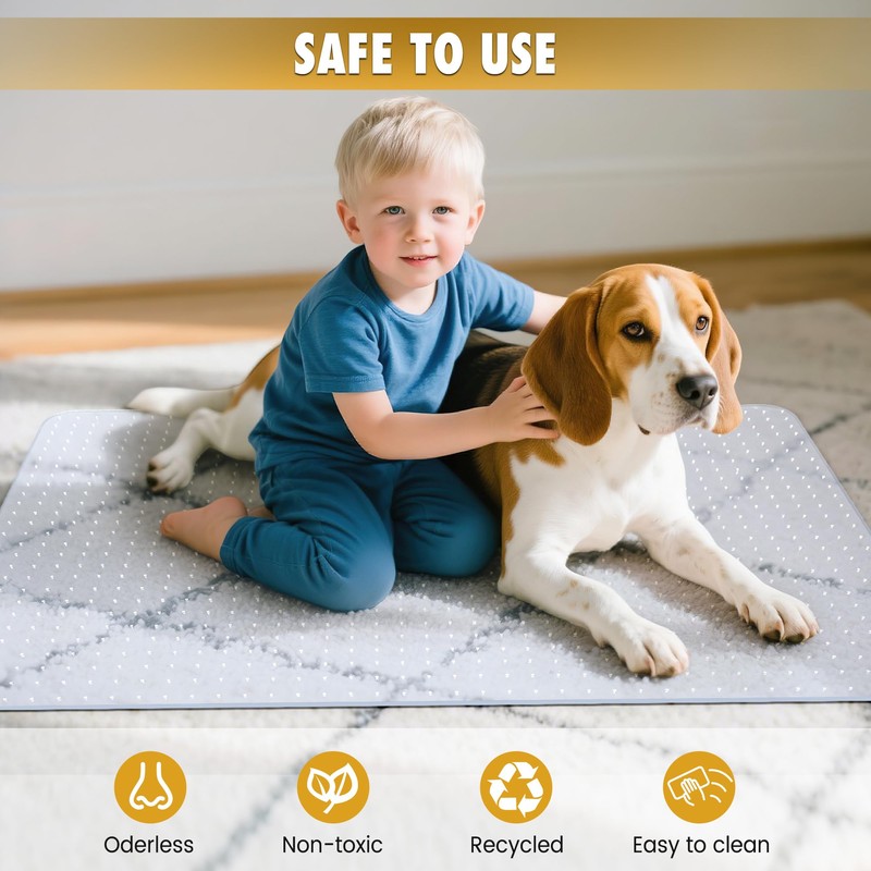 BesWin Office Chair Mat for Carpet, 32" x 48" Heavy