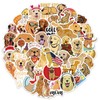 Sticker Junkies Cute Dog Stickers 50Pcs Vinyl Pet Puppy Stickers
