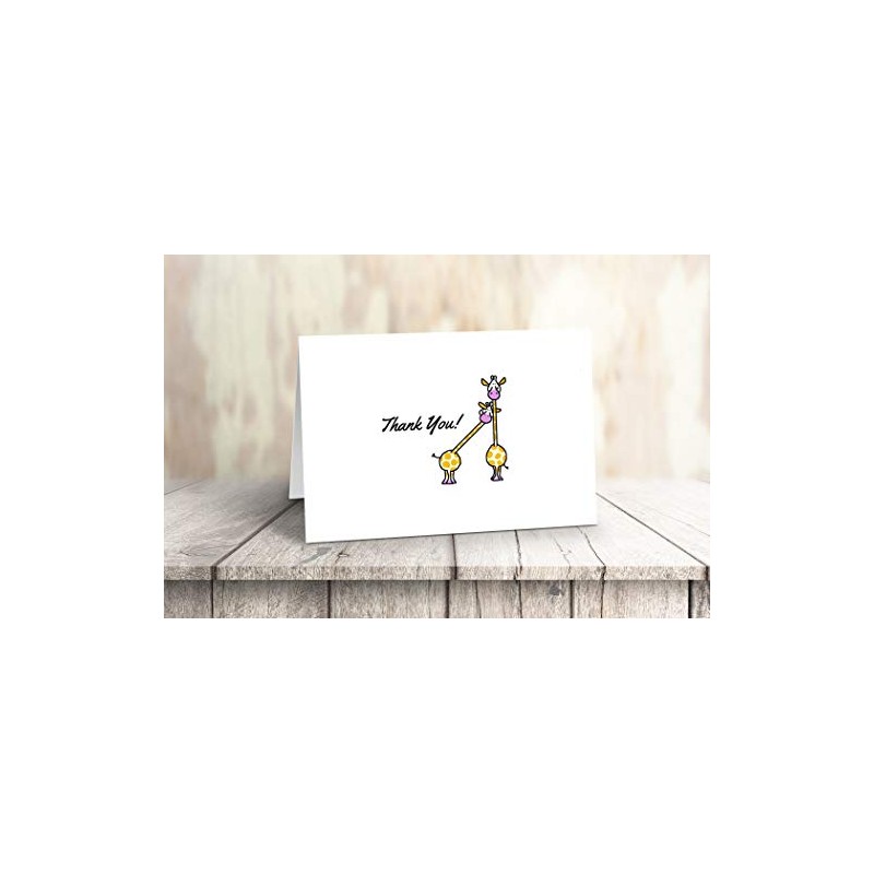 Stonehouse Collection Giraffe Thank You Note Card Set – Mama