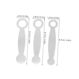 Abaodam 3pcs Stainless Steel Woodwind Instrument Repair Kit for Clarinet Leveling and Maintenance Convenient Flute Pad Tool for Orchestra and Personal Use