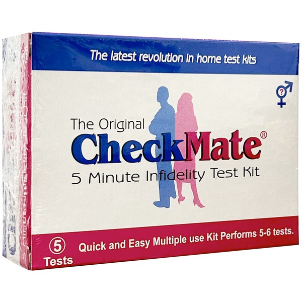 Check Mate Infidelity Test Kit - 10 Tests - Check your spouse, boyfriend, girlfriend, partner.