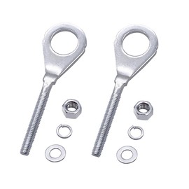 DSkoiph 2 Pack Chain Adjuster Tensioner Motorcycle Metal Chain Axle Adjusters 95014-10010 Replacement for Honda CT70 XR70R CRF50F C70 CRF100F CRF70F CRF80F XR75 XR80 XR100 (2 Pack)