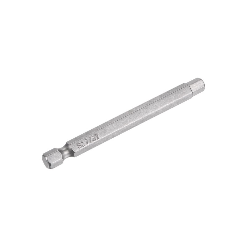 HARFINGTON 7/32" Hex Screwdriver Bit SAE 1/4" Hex Shank 3"