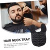 WOONEKY Leather Shawl Cloth Hair Neck Tray for Hair Washing