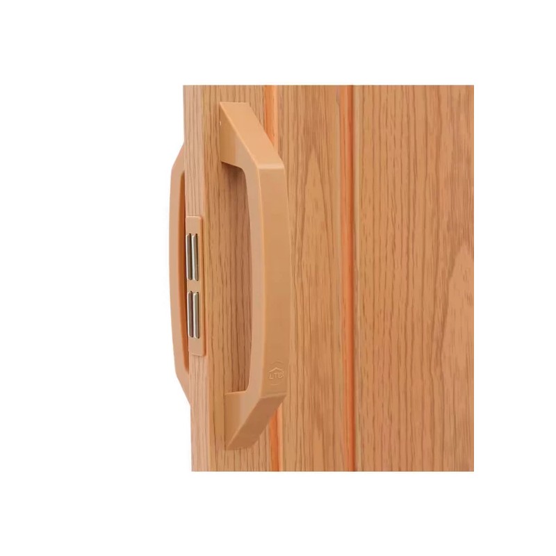 Spectrum Via 36"x80" Oak Vinyl Accordion Door w/ Hardware Folding