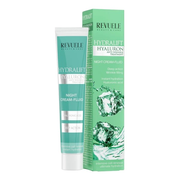 Crema Facial Hidratante Noche Acido Hialuronico Revuele 50ml