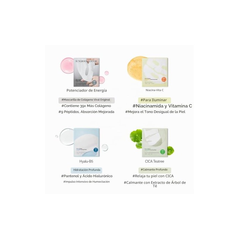 SUNGBOON EDITOR Deep Collagen Overnight Mask Hydrating Mask for Glass