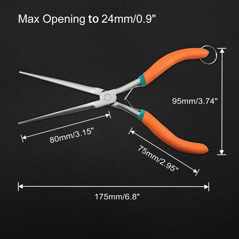 LEONTOOL Long Reach Radio Pliers 7" Thin Ultra Long Pliers