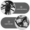 Beavorty Transparent Umbrella, Foldable & Portable 3-Fold Manual Clear Rain
