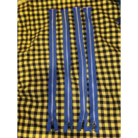 YKK Blue 18” 19” Zipper YKK PRIDE Metal Separating NOS jacket Heavy Duty Sz 5