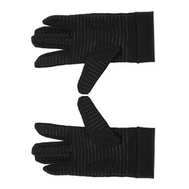 Copper Compression Gloves, Breathable Arthritis Gloves Full Finger for Gaming for Computer Typing for Cooking(L)