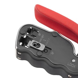 Compact RJ11 and RJ45 Crimper; Pass Through