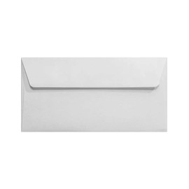 Netuno 25 White DIN Long Envelopes Ribbed 11 x 22 cm 120 g Aster Laid White Elegant Envelopes DL Peel and Seal without Window Envelopes Festive Envelopes for Greeting Cards Invitation Cards