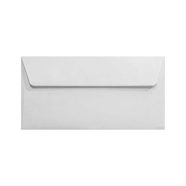 Netuno 25 White DIN Long Envelopes Ribbed 11 x 22