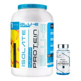 Proteína Whey Hidrolizada Isolate Blu-e 1kg + Glúteo Peptona