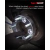 Torchbeam 5x108mm to 5x114.3mm Lug Centric Wheel Adapters 1.25 inch