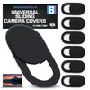 SOL 6pk Universal Sliding Camera Covers, 18.5mm x 9mm Slider
