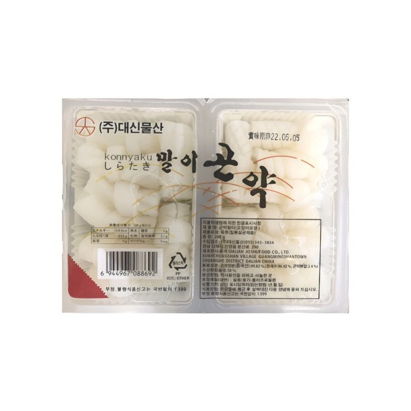 오징어모양 곤약 200g 대신물산 1+1 Squid-shaped Konjac 200g Daesin Trading