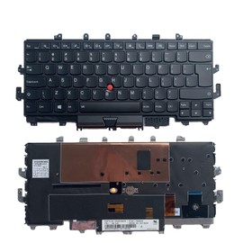 Siakoocty Laptop Replacement UI Layout with Pointer and Backlight Keyboard for Lenovo Thinkpad X1 Yoga X1 1st 2016 Backlit 00JT871