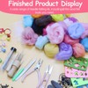 YUTUY 48 Colours Needle Felting Set, Needle Felting Starter Kit