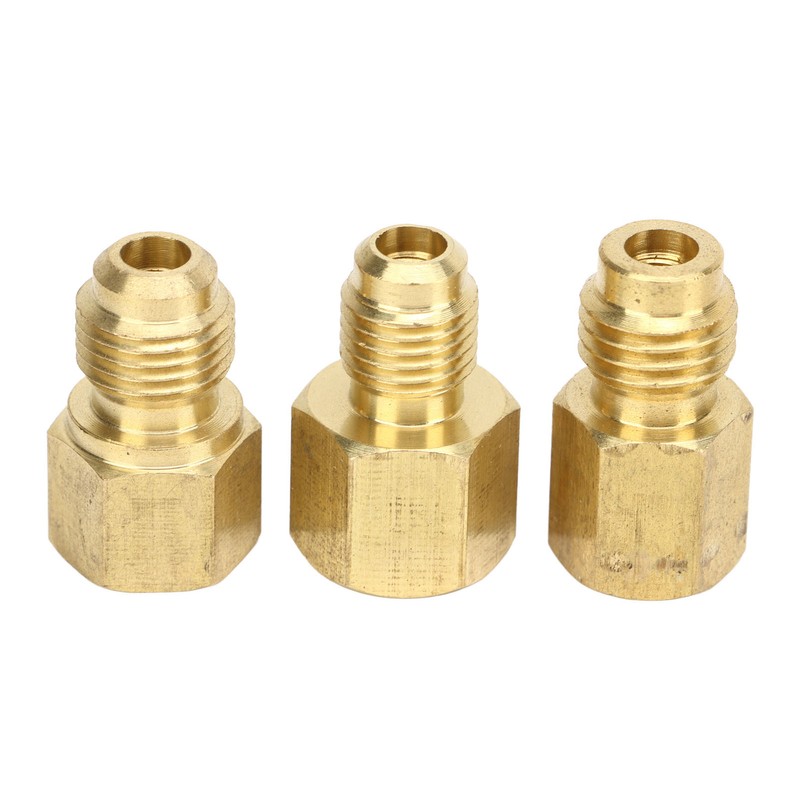 6PCS Refrigerant Angled Compact Ball Valve Fit for R410A R134A