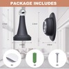 Profasion Magnetic Door Stoppers, Stainless Steel and Rubber Door Stops