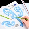 STAEDTLER Mars Professional French Curve Design Ruler Set for Pattern