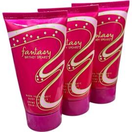 Britney Spears 3X Britney Spears Fantasy 1.7 OZ  Body Souffle Lotion Tube TOTAL 5.1 fl Oz