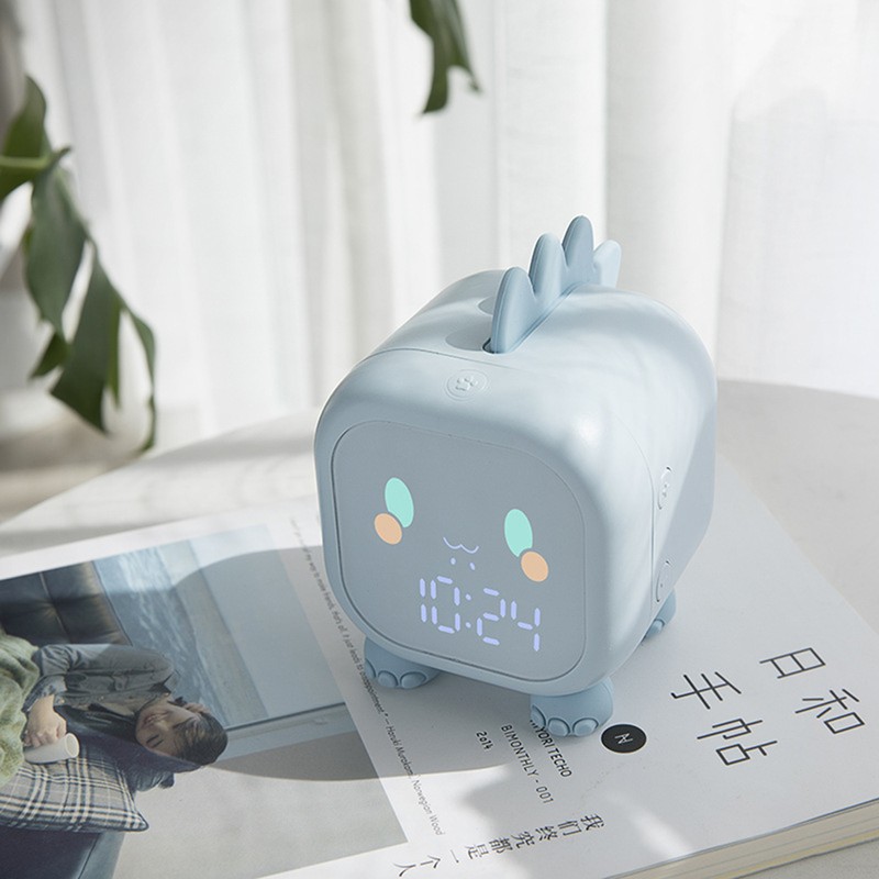 Kids Alarm Clock Cute Dinosaur Digital Alarm Clock for Kids