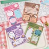 3 Pads Mini Reusable Small Sticky Note Pads Set 20