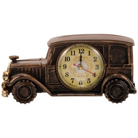 Cabilock Vintage Classic Car Clock Mini Alarm Clock for Home Office Ktv Elegant Old Car Model Design