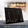HappyHome Necklace Display Velvet Jewelry Display Holder Stand 37cm x