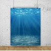 Laeacco 4x5ft Vinyl Photography Background Deep Underwater Crystal Blue Under