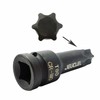 JEUCLEL T80 Torx Star 6 Point Impact Bit Socket, T80