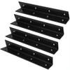OTTFF 4 Pack 7" x 1-3/8" x 1-3/8" Widen Black