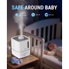 Bear Humidifiers for Bedroom, 3L Cool Mist Humidifiers and Oil