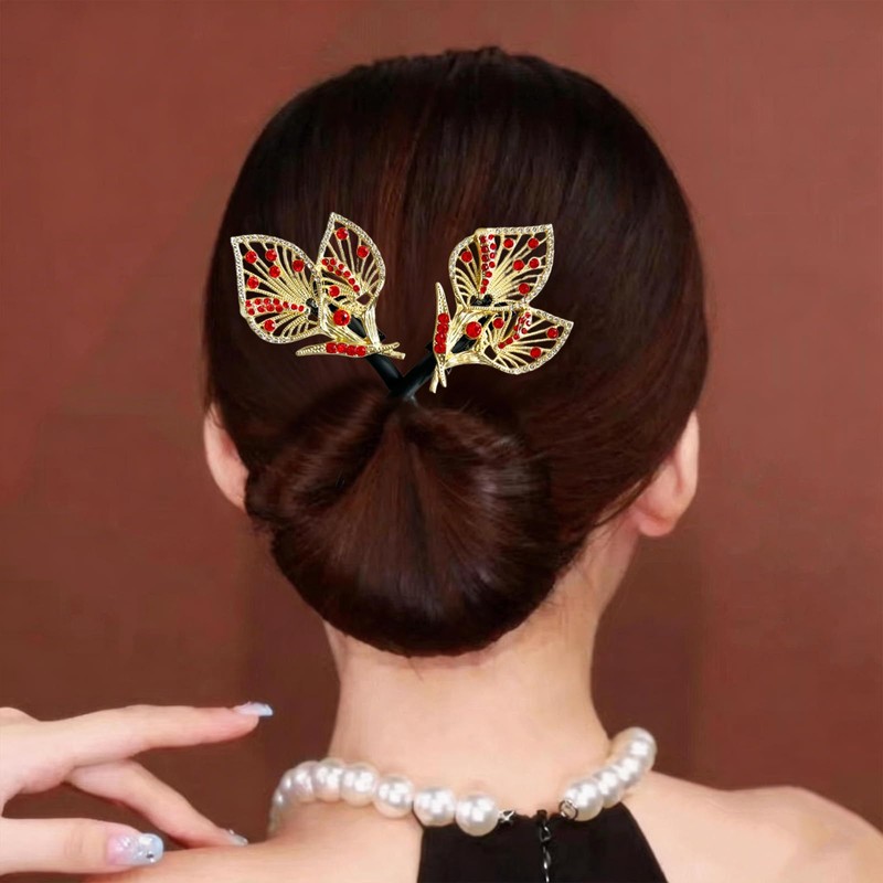 Bun Maker Crystal Hair Bun Maker French Twist Hair Disk