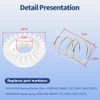 Upgraded WH05X24185 Washing Machine Clutch & WH01X24434 Washer Spring fit