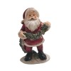 Undisclosed Fairy Garden Fun Santa With Christmas Garland Decoration Figurine