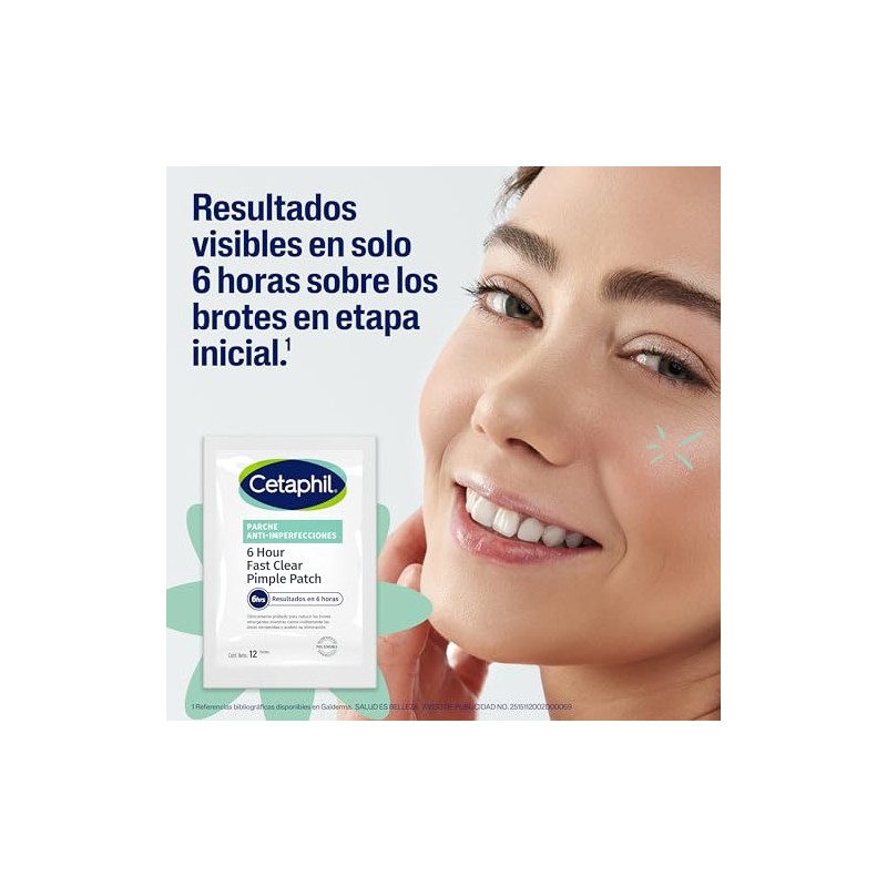 Cetaphil Parches Anti Imperfecciones CICA Heartleaf Piel Sensible 24 Piezas