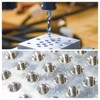 sourcing map Combination Drill and Tap Bit, Metric M6 x