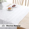 smiry Washable Tablecloth, Ornaments, Rectangular, 140 x 100 cm, Damask