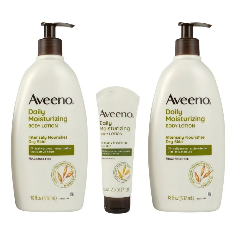 Aveeno Daily Moisturizing Lotion (18 Fl. Oz.2 Pk.+2.5 Oz)