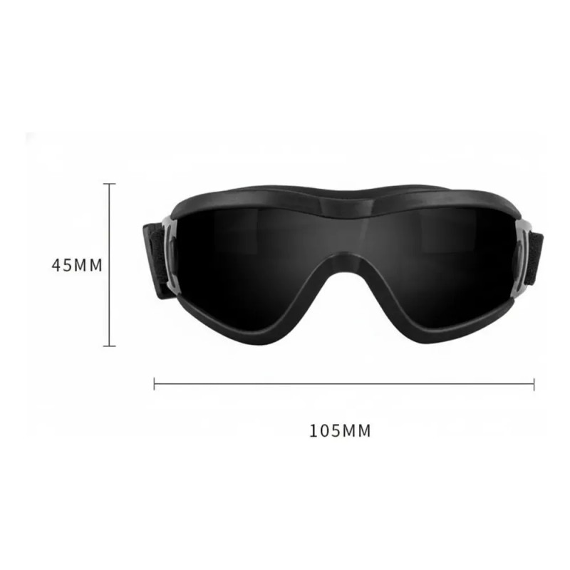 Gafas Negras Para Perros, Raza Pequeña, Resistentes A Los Ra