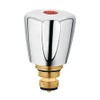 Kludi Standard 110020515 G 3/8 Warm Tap Fitting with Terralux