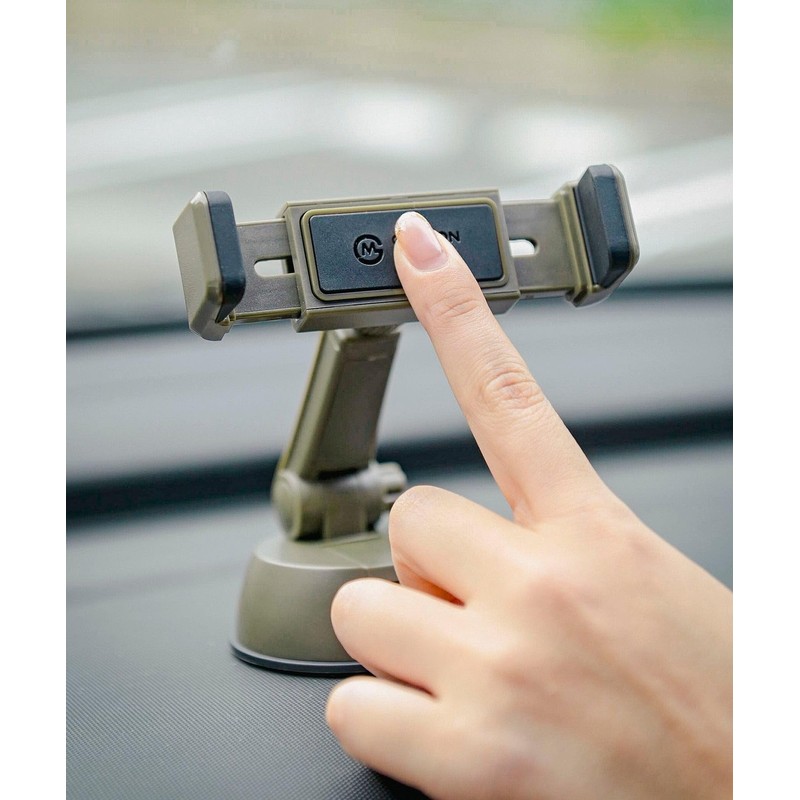 Gordon Miller Car One-Push Q-Ban Smartphone Holder, Olive Drab, 1735843