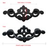 HOUSEHOOK 8 Pack Black Drop Bail Drawer Pulls, 2-1/2 Inch